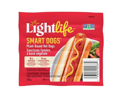 Lightlife Saucisses fumées végétaliennes à base végétale Smart Dogs - 340.0 G