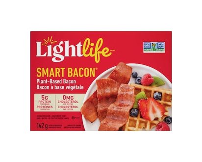 Lightlife Lanières de bacon végétaliennes à base végétale Smart Bacon - 142.0 G