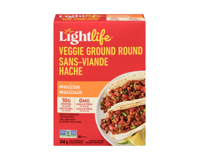 Veggie Ground Round, Mexican - 340.0 G