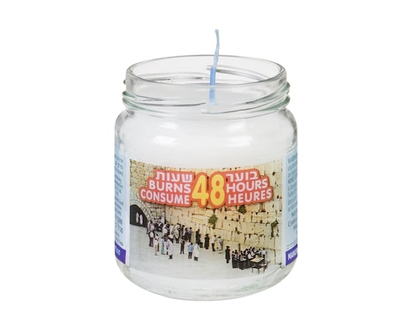 Bougie commémorative dans un contenant en verre - 120.0 G