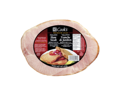 Cooks Premium Lean Hickory Smoked Ham Steak - 454.0 G