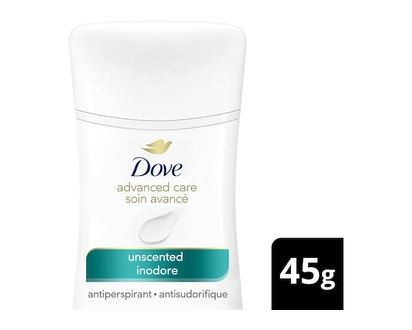 Dove Advanced Care Unscented Deodorant for Women - 45.0 G