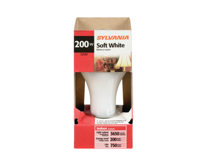 Sylvania A21 200W Light Bulb, Soft White - 1.0 EA