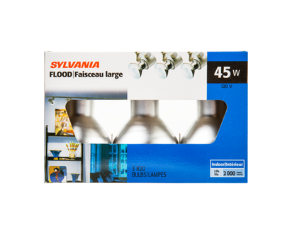 Sylvania R20 Flood 45W Light Bulbs - 3.0 EA