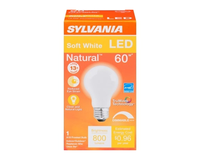 Sylvania Led 8W A19 Frosted - 1.0 EA