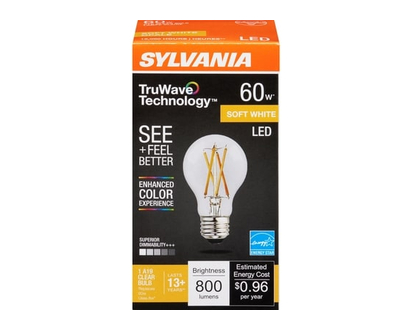 Sylvania A19 Bulb Soft White Led 60 W - 1.0 EA