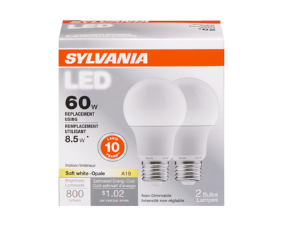 Sylvania LED Bulb, 8.5 Watt - 1.0 EA