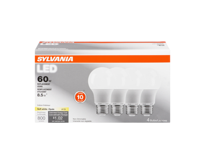 Sylvania 8.5W LED Light Bulb - 4.0 EA