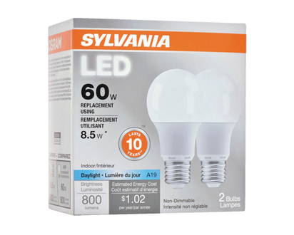 Sylvania LED Light Bulb 8.5W A19 - 1.0 EA