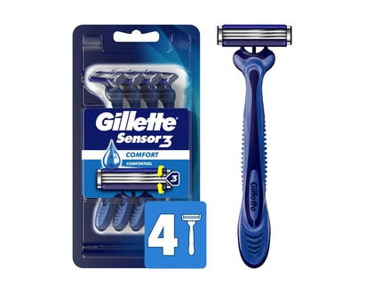 Gillette Men's Disposable Razor, 4 Razors - 4.0 EA