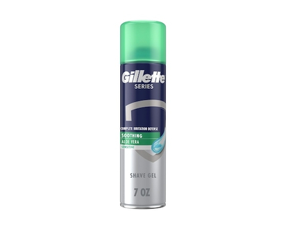 Gillette Series Shave Gel Sensitive With Aloe - 198.0 G