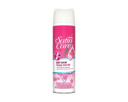 Gillette Satin Care Dry Skin Shave Gel for Women, 198 g - 198.0 G