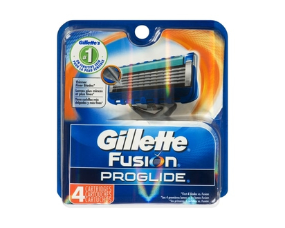 Gillette ProGlide Razor Refills for Men, 4 Razor Cartridges for FlexBall Razor Handle, 5-Blade Razor Blades, Precision Trimmer for Men - 4.0 EA