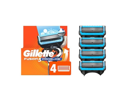 Gillette ProGlide Chill Razor Refills, 4 Razor Cartridges for Flexball Handle, 5-Blade Razor Blades, 2x Cooling Lubrication - 4.0 EA