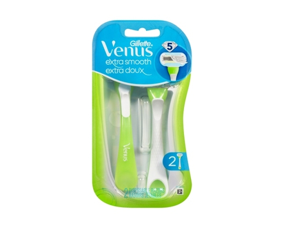 Gillette Extra Smooth Green Disposable Women's Razors, 2 Count - 2.0 EA
