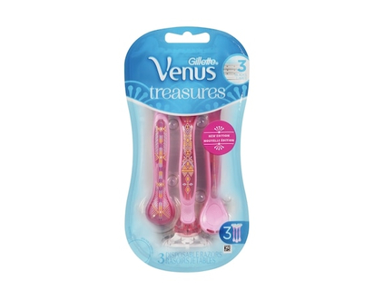 Gillette Venus Treasures Disposable Razors, 3 Count - 3.0 EA
