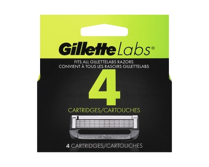 Gillette Cartouches de rechange de rasoir, compatibles avec avec barre exfoliante et avec le rasoir chauffant, 4 cartouches - 4.0 EA