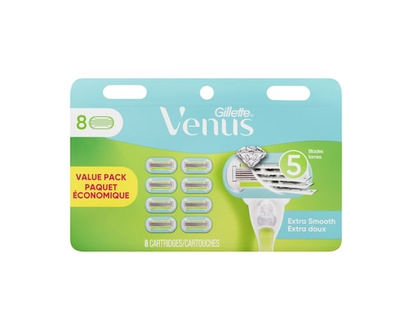 Gillette Extra Smooth Women's Razor Blade Refills, 8 Count - 8.0 EA