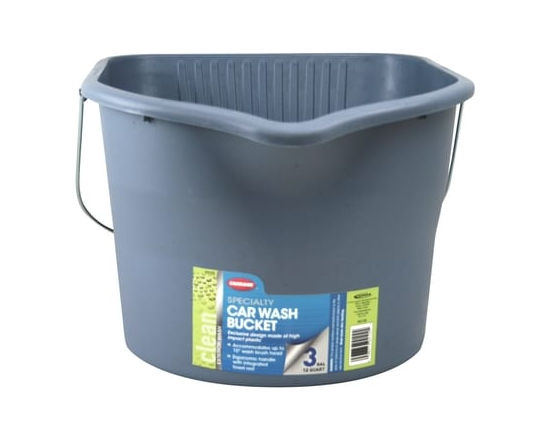 Mallory Sceau de nettoyage, gris, 3 gallons - 1.0 EA