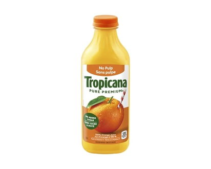 Tropicana Orange Juice, No Pulp - 1.36 L