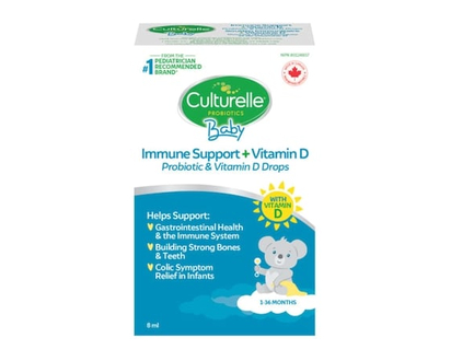 Culturelle Baby Probiotic + Vitamin D Drops - 8.0 ML