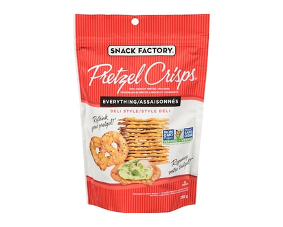 The Snack Factory Craquelins tout garni Pretzel Crisps - 200.0 G