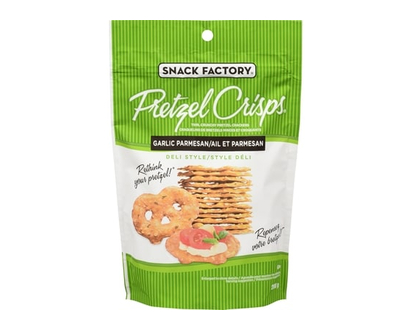 The Snack Factory Craquelins ail et parmesan Pretzel Crisps - 200.0 G