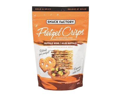 The Snack Factory Pretzel Crisps relevé et épicé ailes Buffalo - 200.0 G