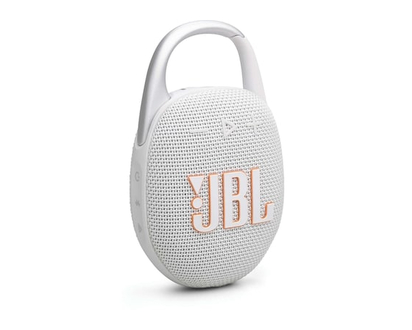 JBL Clip 5 Ultra-Portable Waterproof Speaker - White - 1 EA