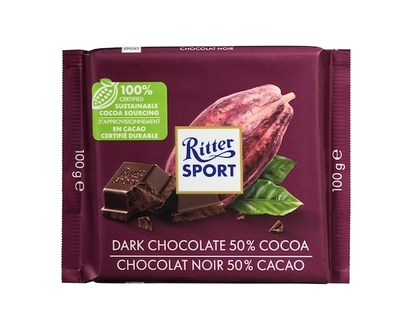 Ritter Sport Bittersweet Chocolate - 100.0 G
