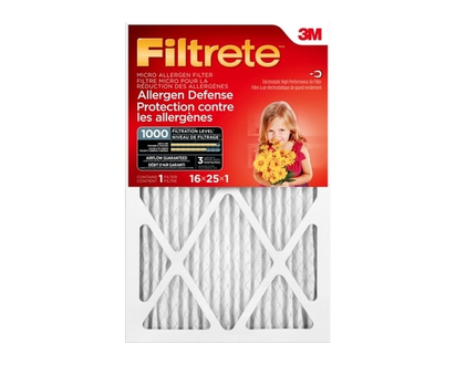 3M Filtrete Micro Allergen Filter Allergen Defense - 1.0 EA