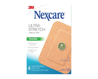 Nexcare™ Ultra Stretch Adhesive Pad, 4 pk - 4 EA