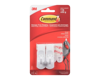 3M Command Utility Hooks Small - 1.0 EA