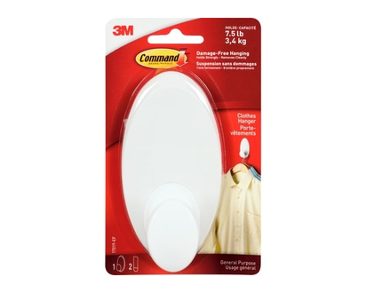 3M Command Clothes Hanger - 1.0 EA