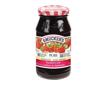Smuckers Pure Seedless Raspberry Jam - 250.0 ML