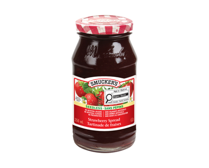Smuckers Pure Seedless Strawberry Jam - 250.0 ML