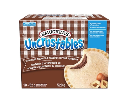 Smuckers Uncrustables Chocolate Flavoured Hazelnut Spread Sandwich - 52.0 G