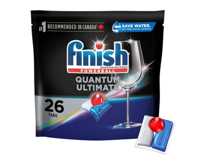 Finish Détergent pour lave-vaisselle, Quantum Ultimate, frais - 26 CHA