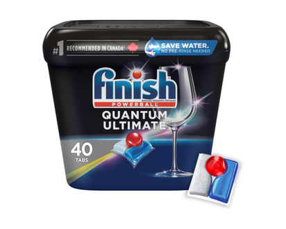 Finish Dishwasher Detergent Pods, Quantum Ultimate, Fresh, 40 Tablets - 40.0 EA