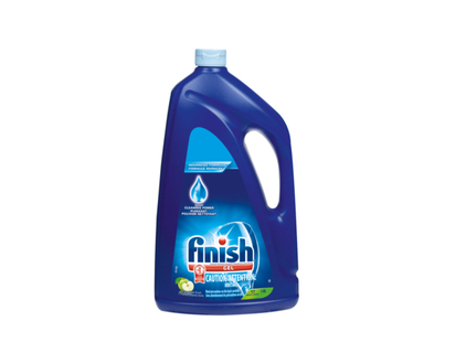 Finish Gel Dishwasher Detergent, 2 in 1, Green Apple - 1.6 L