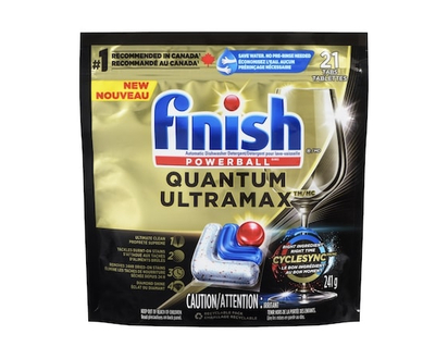 Finish Powerball Quantum Ultramax Automatic Dishwasher Detergent - 21.0 EA