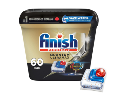 Finish Powerball Quantum Ultramax Automatic Dishwasher Detergent - 60.0 EA