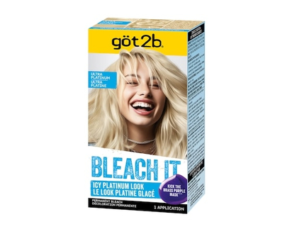 got2b Bleach It Permanent Hair Color, L00A Platinum Bleach - 60 ML