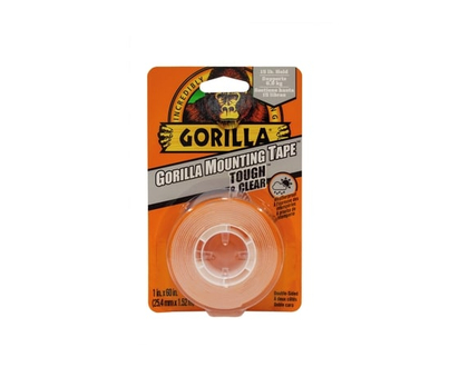 Gorilla Mounting Tape Tough & Clear - 1.0 EA