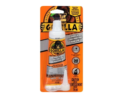Gorilla Construction Adhesive- Heavy Duty - 74.0 ML