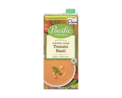 Pacific Foods Creamy Tomato Basil Soup Organic - 946.0 ML