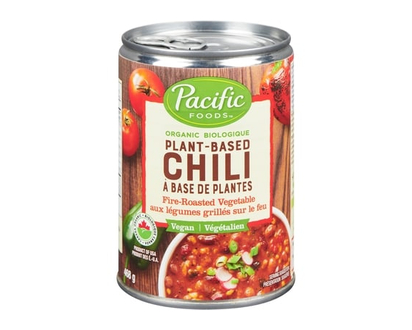 Pacific Foods Plant-Based Chili Organic Fire Roasted Vegetable - 468.0 G