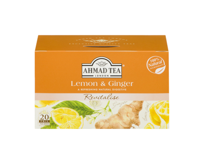 Ahmad Tea, Lemon & Ginger - 40.0 G