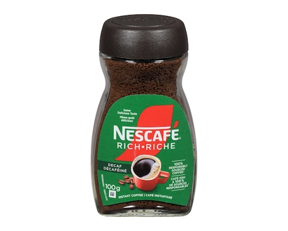 Nescafe Rich Decaf Instant Coffee - 100.0 G
