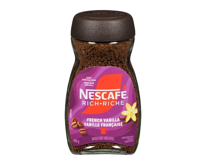 Nescafe Mélange à café instantané aromatisé vanille française - 100 G